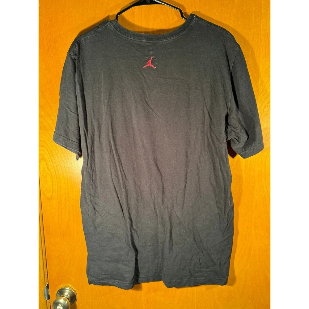 Men's Air Jordan Flight Short Sleeve Black Basketball‎ T-Shirt XL
